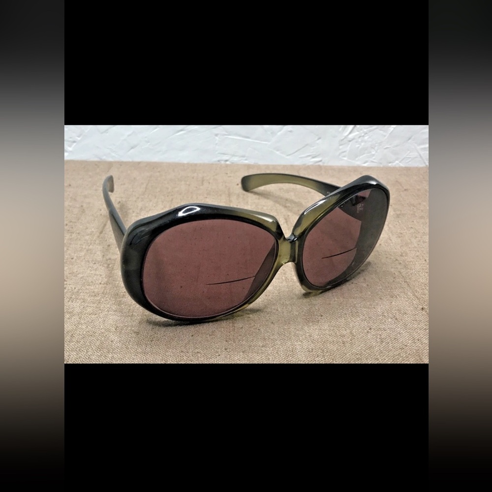 Vintage Ray-Ban B&L Eve-Optyl Oversize Olive Green Frames Made in Canada